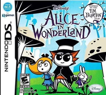 Alice in Wonderland (USA) (En,Fr,Es) (NDSi Enhanced) box cover front